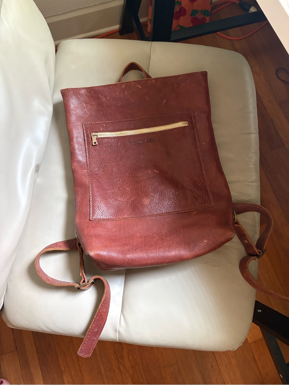 Portland Leather Laptop Backpack